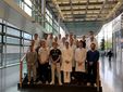 Das Team von Universitätsklinikum Frankfurt und FSV Frankfurt – noch bartlos – zum Start der Movember-Aktion